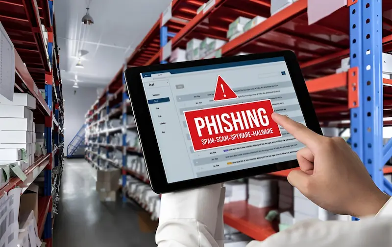 Ejemplo de correo electrónico fraudulento de proveedor chino falso