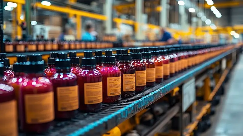 Línea de producción de marca propia en fábrica china